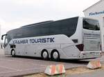 Setra 516 HD von Kramer Touristik aus Deutschland im Stadthafen Sassnitz.