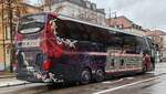 Setra S 517 HDH von Busunternehmen G�SSI unterwegs in Augsburg, 12-2023