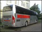 Volvo 9700 von Weinreich aus Deutschland mit Radanh�nger in Bergen.