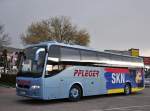 VOLVO 9700 von Pfleger Reisen aus Nieder�sterreich am 6.4.2015 in Krems.