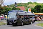 Volvo 9700 von Volvo �sterreich im Juni 2015 in Krems gesehen.