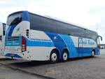 Volvo 9700 von Lange Reisen aus Deutschland im Stadthafen Sassnitz.