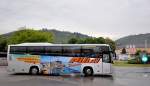 Volvo 9900 von Pulay Busreisen aus �sterreich im Mai 2014 in Krems gesehen.