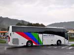 VOLVO 9900 von Wetterstein Reisen aus Tirol/�sterreich am 9.9.2014 in Krems gesehen.