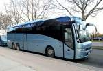 VOLVO 9900 von Napravnik Reisen aus �sterreich am 31.1.2014 in Wien,Wagramerstr.