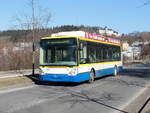 �koda-Irisbus 24Tr Trolleybus / Oberleitungsbus 56 mit Diesel-Hilfsantrieb und abgeklappten Verbindungsteilen zur Oberleitung am 25.