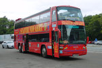 MAN Doppeldeckerbus unterwegs in Leipzig im Juli 2016