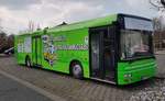 Mobiler Untersuchungsbus von TAUNUSMEDICAL steht zur Coronatestung im M�rz 2021 in Taunusstein-Hahn