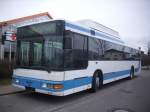 MAN Niederflurbus 2.Generation CNG der Vorserie in Sassnitz.