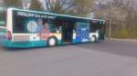 ...NB SW 543 und das Traffic Bord der rechten Fahrzeugseite des Citaro  ...und der eigen Werbung f�r die Ausbildung bei den Stadtwerken 