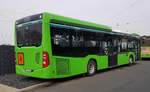 =MB Citaro (2036) von RhoenEnergie steht im März 2021 auf dem Busplatz in Hünfeld