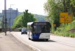 Solaris Urbino der Linie 110 (Schnellverkehr V�lklingen - Saarbr�cken) hat gerade den Stadtbereich von V�lklingen verlassen.