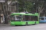 Odessa 5.9.2009  Nur wenige Trolleybusse haben im Stadtbild ein schon so modernes Aussehen.