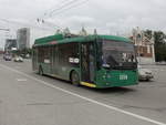 Oberleitungsbus, Nowosibirsk am 13. September 2017.
