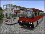 MAN SD 200 und Ikarus 260 in OMSI in Grundorf.