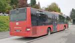 MAN Lion`s City der S�dbadenbus steht im Oktober 2019 am Bahnhof in Stein am Rhein/Schweiz