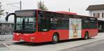 MAN Lion`s City der S�dbadenbus steht im Oktober 2019 am Bahnhof in Stein am Rhein/Schweiz