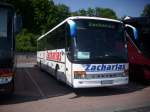 Setra 315 UL von Zacharias aus Deutschland im Stadthafen Sassnitz.