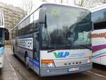 Setra 315 UL der Verkehrsgesellschaft Ludwigslust-Parchim mbH in Neubrandenburg.