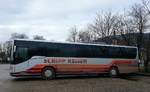 Setra 415 H von Schipp Reisen aus Nieder�sterreich 01/2018 in Krems gesehen.