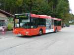 MAN als Linienbus von Regionalverkehr S�dwest Karlsruhe an einer Haltestelle in der N�he der Schwarzwaldhochstrasse, September 2012