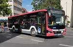 MAN Lion`s City des WVV unterwegs im Stadtgebiet von W�rzburg im August 2020