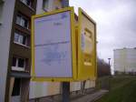 Sassnitz Merkelstra�e wird wegen Stra�ensch�den nicht mehr bedient.