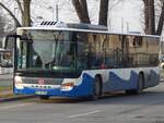 Setra 415 NF von der Usedomer Bäderbahn in Greifswald.