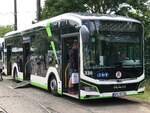 MAN Lion's City E der Rostocker Stra�enbahn AG in Rostock.