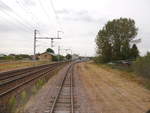 014-09-17 674 Einfahrt-Gièvres SNCF-X74502 Meterspur mit Normalspurstrecke