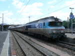 SNCF-CC72168 mit Corail von Paris-Est nach Mulhouse - Basel.