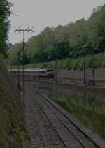 SNCF BB15003 unterwegs mit EC97  Iris  von Brssel(ab12:15) ber Straburg und Basel nach Zrich(an20:24).

13.05.2007 Arzviller 
