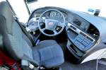 Fahrerkabine des neuen SETRA 515 HD von BLAGUSS aus Wien mit neuem Design,gesehen in der Wachau/Nieder�sterreich,26.5.2013.