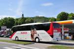 Setra 515 HD von Blaguss aus �sterreich am 8.5.2015 in Krems unterwegs.