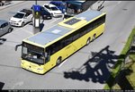 Ein MERCEDES O 550 INTEGRO ÜL der ÖBB-Postbus GmbH, unterwegs auf der Linie 4242 in St.
