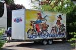 Radanh�nger von Linner Reisen aus der BRD im Mai 2014 in Krems.