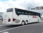 Setra 517 HD von Pejić Tours aus Serbien in Stuttgart.